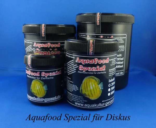Aquafood Diskusfutter von Aquakultur Genzel das Premium Fischfutter für Diskus